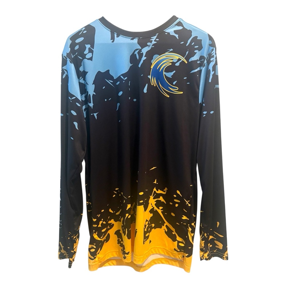 Champro Custom Designed Long Sleeve Fishing Team Shirt Boating L Performance